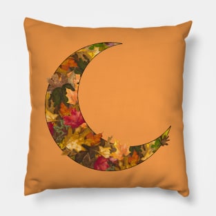 Autumn Leaves Moon Pillow
