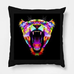 Female lion Pillow