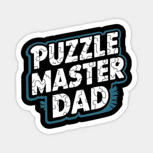 Puzzle Master Dad | Father's Day | Dad Lover gifts Magnet