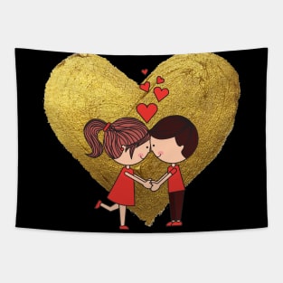 Love Couple Tapestry