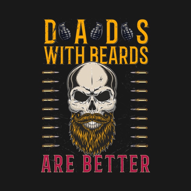 Dads With Beards Are Better T-shirt classique by Medtif