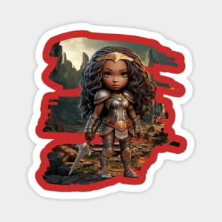 Warrior-Adventure Series: Chibi Gamer Magnet