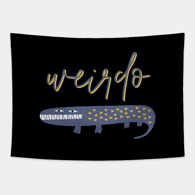 Weirdo Tapestry by UnCoverDesign