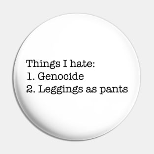 Things I Hate Pin