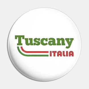 Tuscany // Retro Italian Typography Design Pin