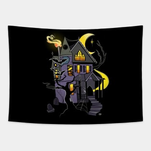 Haunted House Tapestry