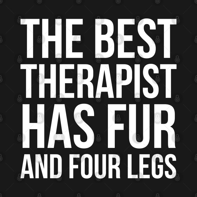 The Best Therapist Has Fur And Four Legs by evokearo