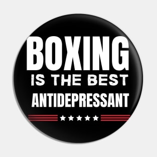 Boxing is the best antidepressant Pin