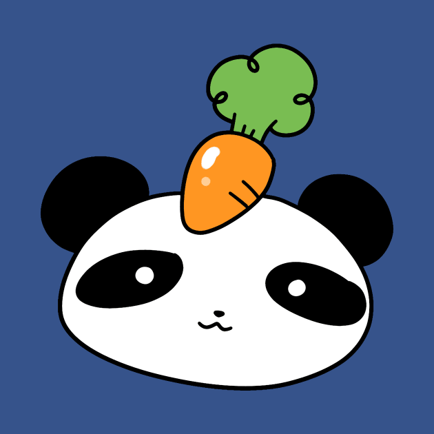 Carrot Panda Face by saradaboru