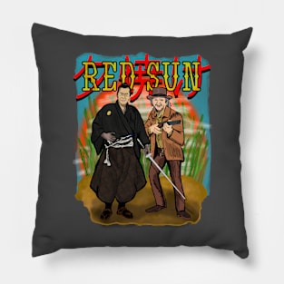 Red Sun Pillow