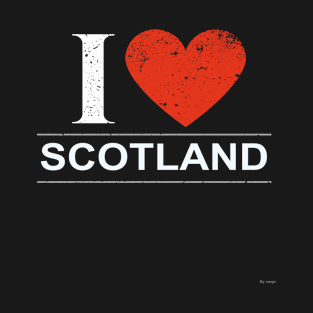 I Love Scotland - Gift for Scottish Or British From Scotland T-Shirt