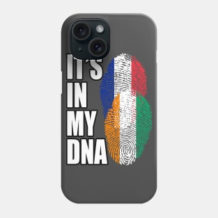 Ivorian And French Mix Heritage DNA Flag Phone Case