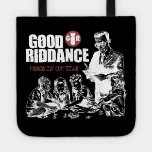 Good Riddance band Peace in Our Time Tote