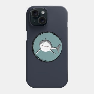 Artwork of a Great White Shark IV Phone Case