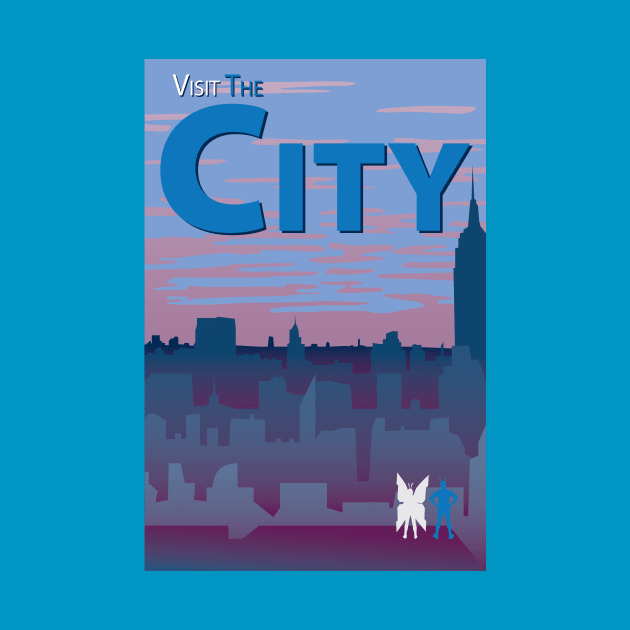 Visit The City Poster by MadArtisan