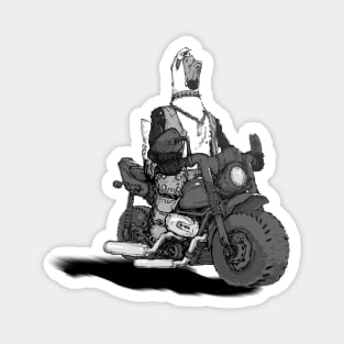 Goose Cyber biker Magnet
