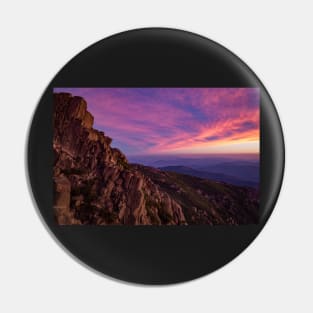 Purple Sunsets At Mount Buffalo Pin