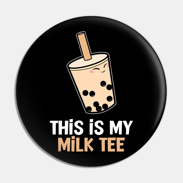 Milk Tee Shake Pin by Imutobi