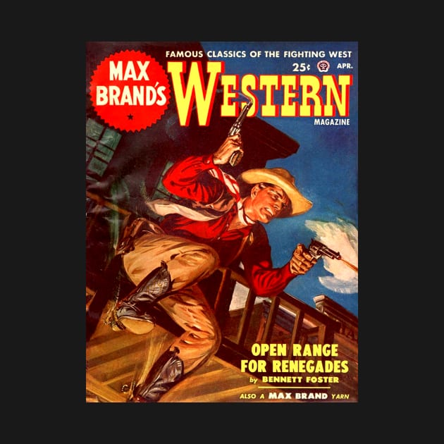 Max Brand's Western Magazine April 1950 by Starbase79