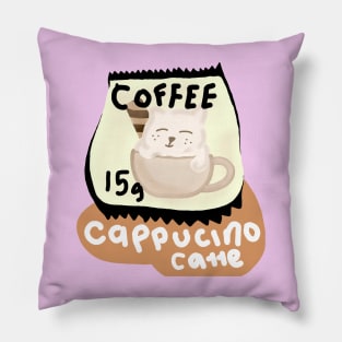 A Cappucino Catte Pillow