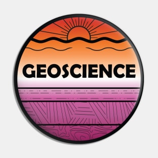 Lesbian Pride Geoscience Cross Section Pin