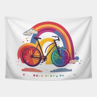 Bicycle Colorful Tapestry