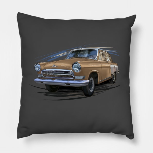 Volga GAZ - 21 Pillow by sibosssr