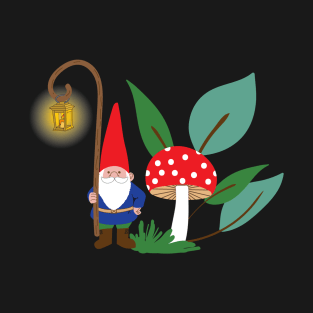 Gnome with a lantern T-Shirt