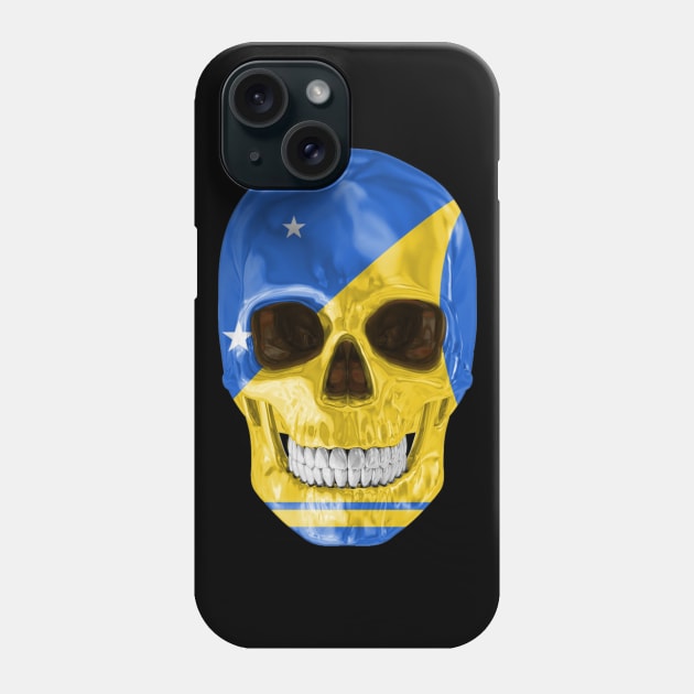 Tokelau Flag Skull - Gift for Tokelaun With Roots From Tokelau Phone Case by Country Flags