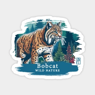 Bobcat - WILD NATURE - BOBCAT -3 Magnet