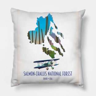 Salmon-Challis National Forest Idaho USA Pillow