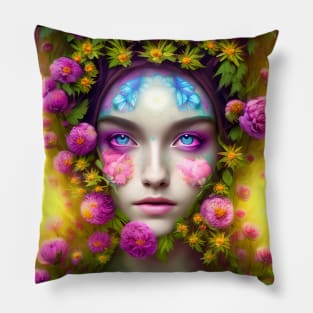 Floral Fantasy Pillow