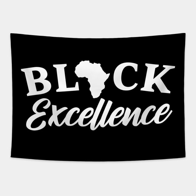 Black Excellence, African American, Black Lives Matter, Black Pride Tapestry by UrbanLifeApparel