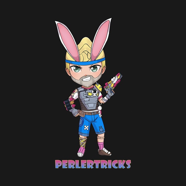 PerlerTricks chibi tina cosplay logo by PerlerTricks