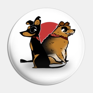 Cute Dogs Pin