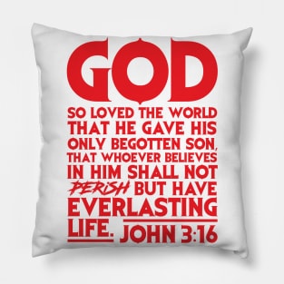 John 3:16 Pillow