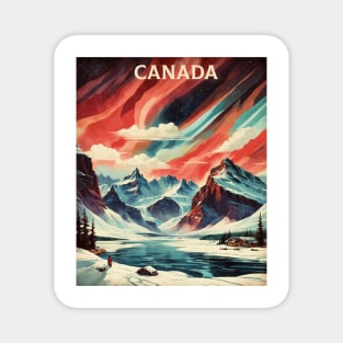 Canada Vintage Poster Tourism Magnet