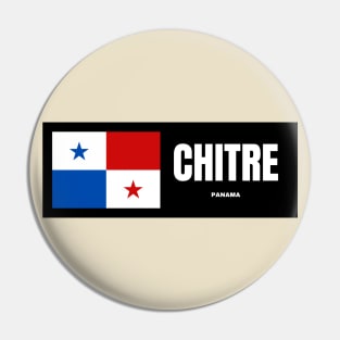 Chitre City with Panama Flag Pin