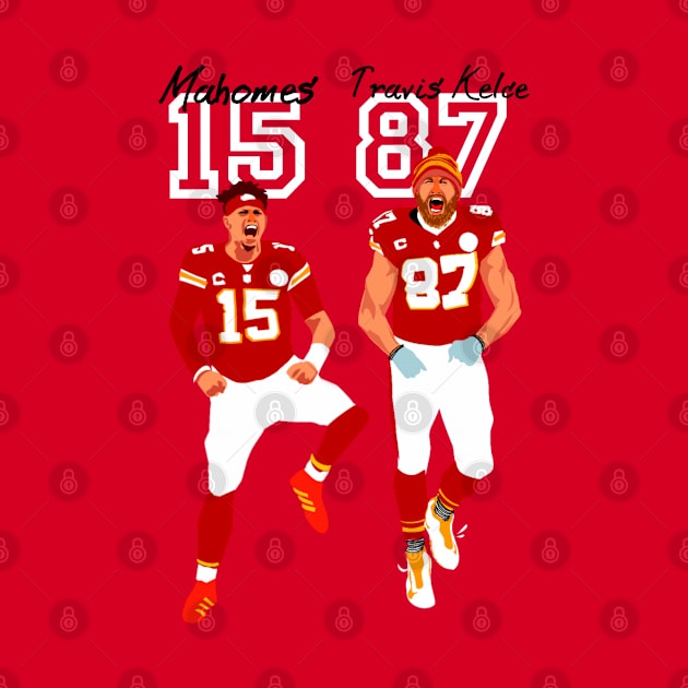 Mahomes x Travis Kelce by Mic jr