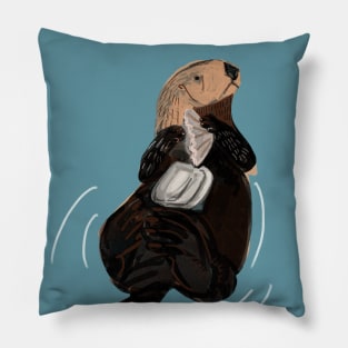 California sea otter Pillow