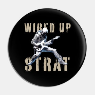 Alien Guitarist Pin