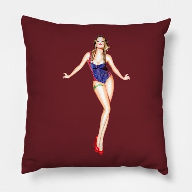 cheryl cole Pillow by shanu64