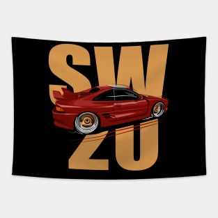 Red Shuttle Tapestry