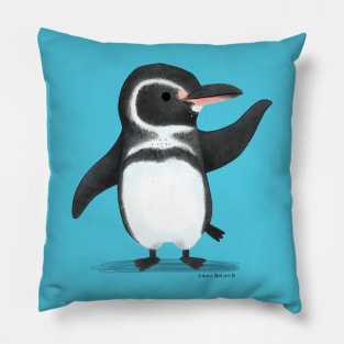 Galapagos Penguin Pillow