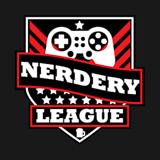 Nerdery League Black/Red T-Shirt