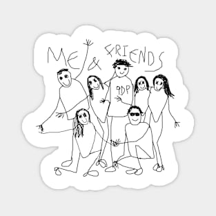 Me & Friends by 9DP Magnet