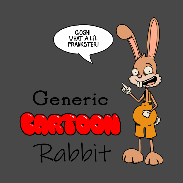 Generic Cartoon Rabbit - Rabbit - T-Shirt | TeePublic