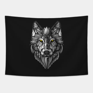 Ornate Wolf Tapestry