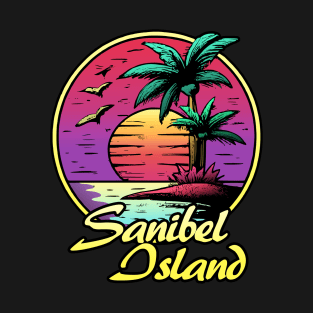 Sanibel Island summer sunset Sun T-Shirt