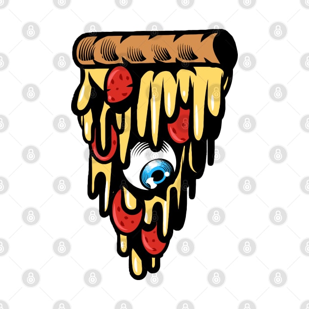 A Melting Pizza Graphic - unique and trending by roykhensin